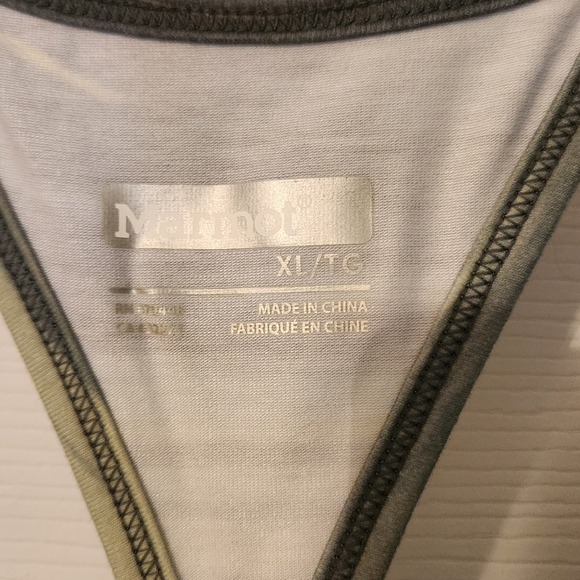 Marmot y-backed top with shelf bra, sz XL - Picture 2 of 6